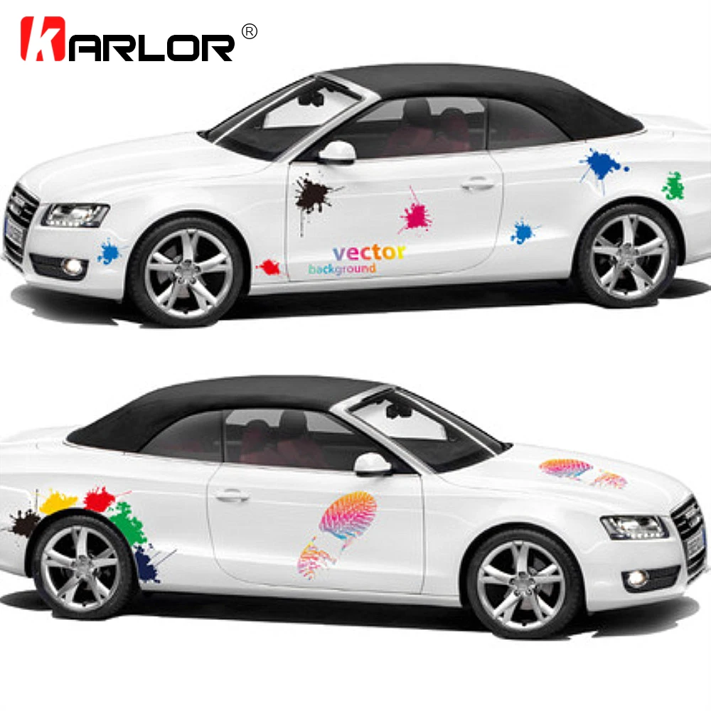 DIY Colorful Decoration Car Stickers High-quality Footprint Splashing Ink Graffiti Painted Stickers Auto Car Accessories Decals
DIY Colorful Decoration Car Stickers High-quality Footprint Splashing Ink Graffiti Painted Stickers Auto Car Accessories Decals