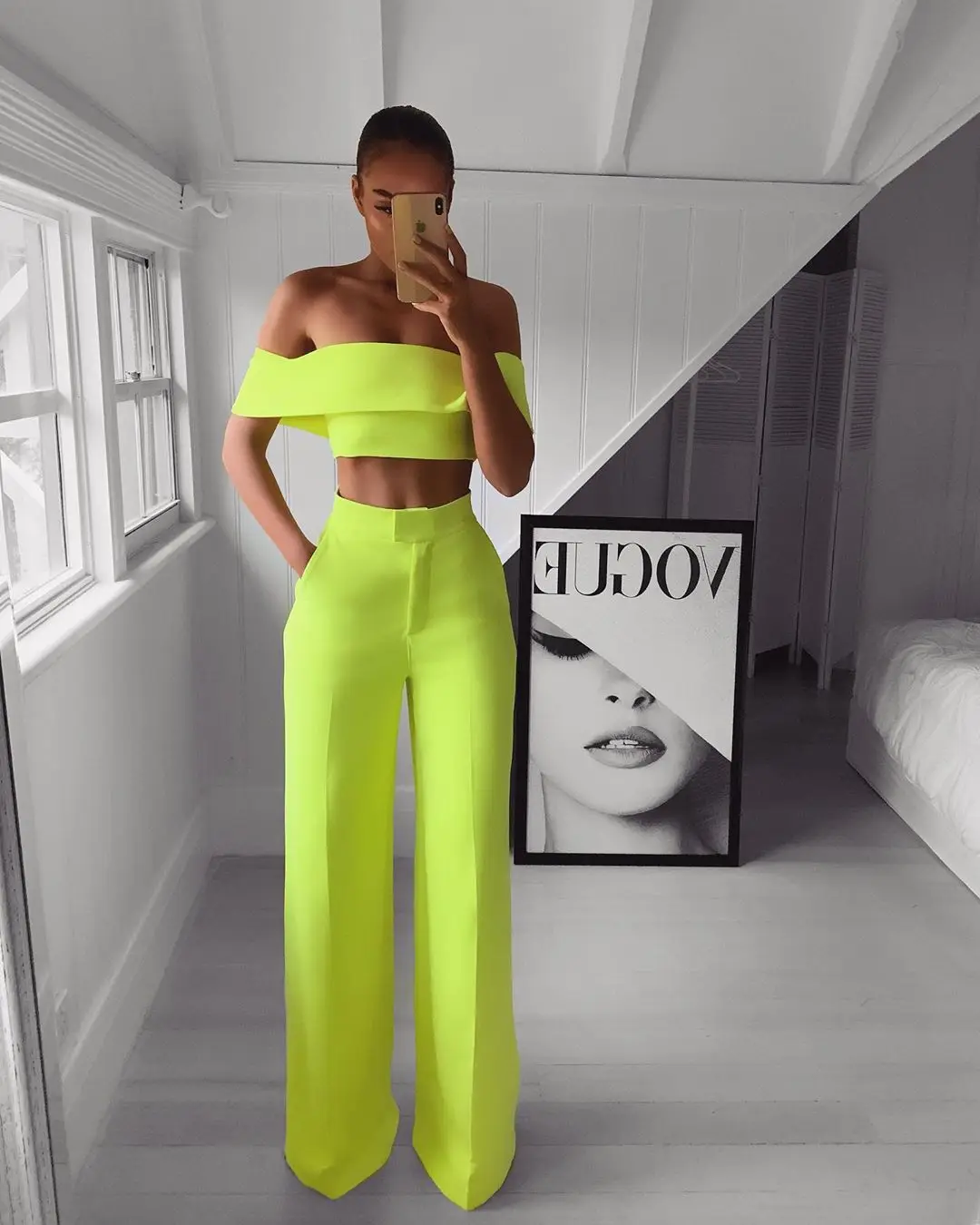 2 Piece Set Women Solid Off the Shoulder Crop Top and Pants Fashion Sexy Female Pants Set Summer Women Set Matching Set
2 Piece Set Women Solid Off the Shoulder Crop Top and Pants Fashion Sexy Female Pants Set Summer Women Set Matching Set