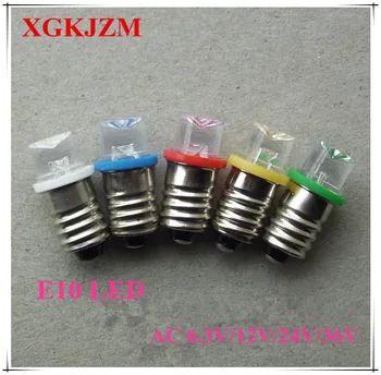 Concave astigmatic LED light E10 AC 24V Screw bulb warning signal bulb E10 12 V Instrumentation led E10 AC6.3V/12V/24V/36V
Concave astigmatic LED light E10 AC 24V Screw bulb warning signal bulb E10 12 V Instrumentation led E10 AC6.3V/12V/24V/36V