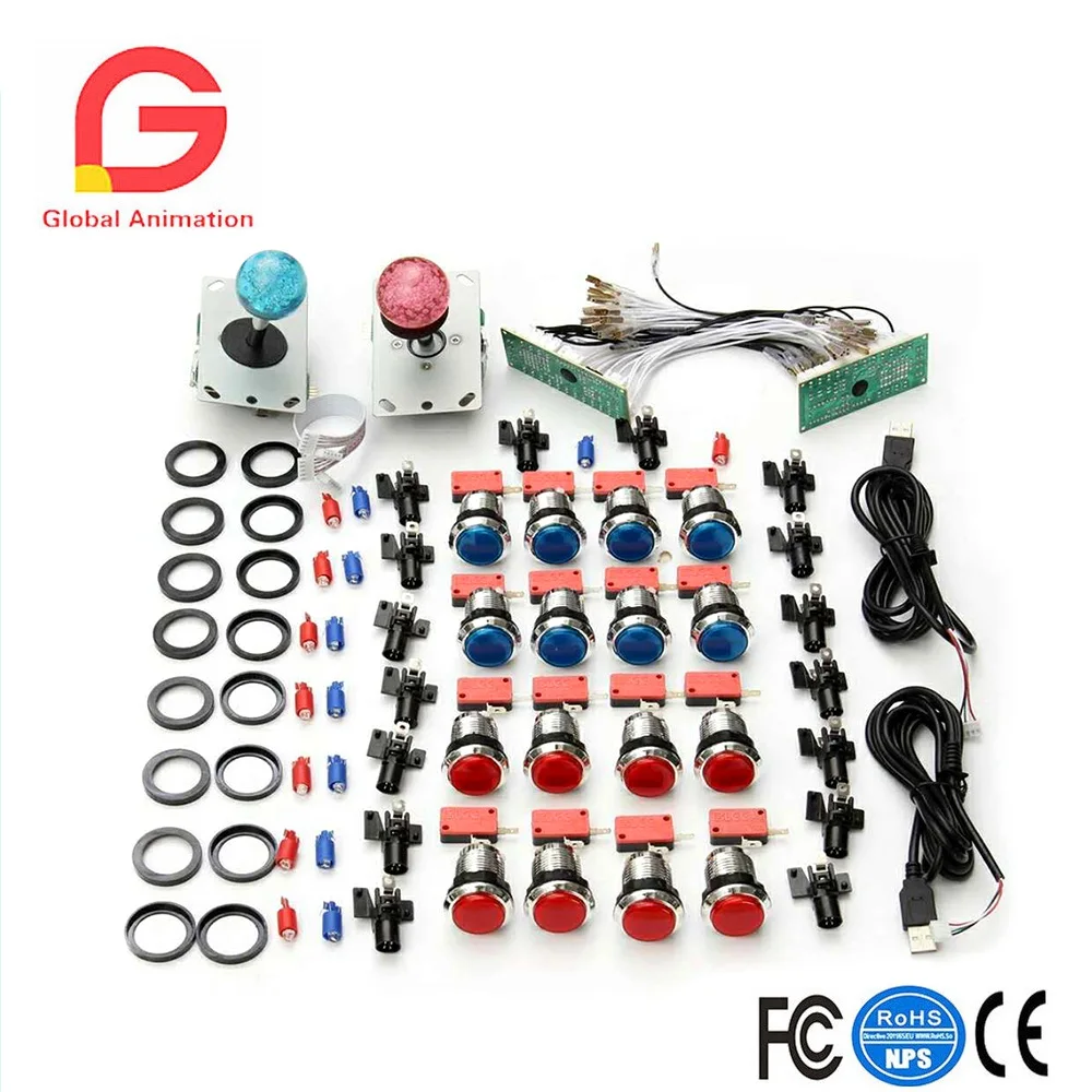 DIY kit Sanwa joystick Zippy joystick American joystick push button 30mm LED push button micro switch
DIY kit Sanwa joystick Zippy joystick American joystick push button 30mm LED push button micro switch