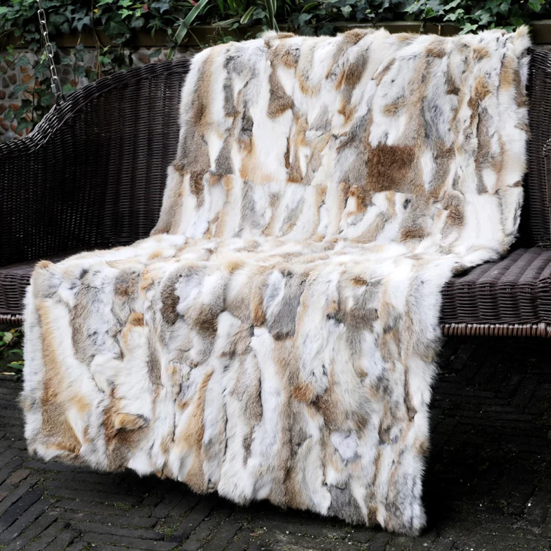 CX-D-11B European Fashion Customized Size Bedding Set Real Rabbit Fur Blanket Big Sofa Living Room Carpet Floor Throw Blanket
CX-D-11B European Fashion Customized Size Bedding Set Real Rabbit Fur Blanket Big Sofa Living Room Carpet Floor Throw Blanket