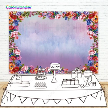 Oil Painting Photography Background Abstract Purple Lack with Colorful Flowers and Green Leaves 7x5ft Backdrop for Wedding Party
Oil Painting Photography Background Abstract Purple Lack with Colorful Flowers and Green Leaves 7x5ft Backdrop for Wedding Party