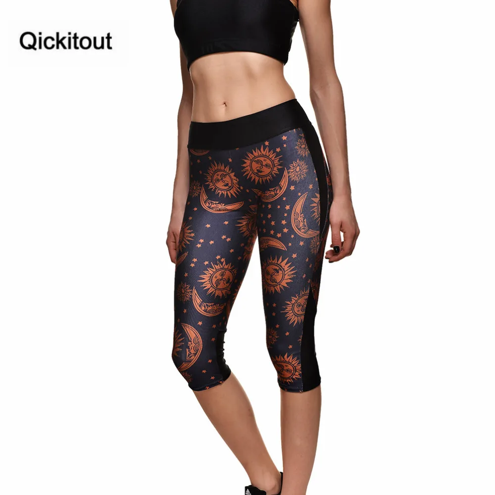 Qickitout Capri Pants 2016 Fashion New Women's 7 Point Pants Sun&Moon Digital Print Women High Waist Side Pocket Phone Pants
Qickitout Capri Pants 2016 Fashion New Women's 7 Point Pants Sun&Moon Digital Print Women High Waist Side Pocket Phone Pants