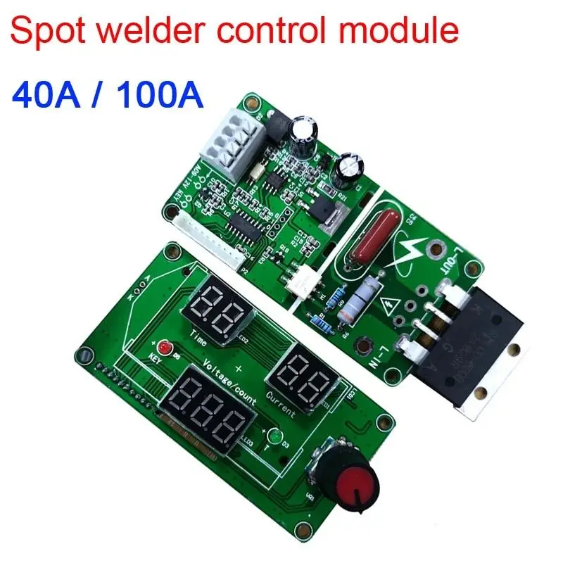 100A / 40A Digital LED single Pulse Encoder Spot Welder Welding Machine Transformer Controller Board Time Control
100A / 40A Digital LED single Pulse Encoder Spot Welder Welding Machine Transformer Controller Board Time Control