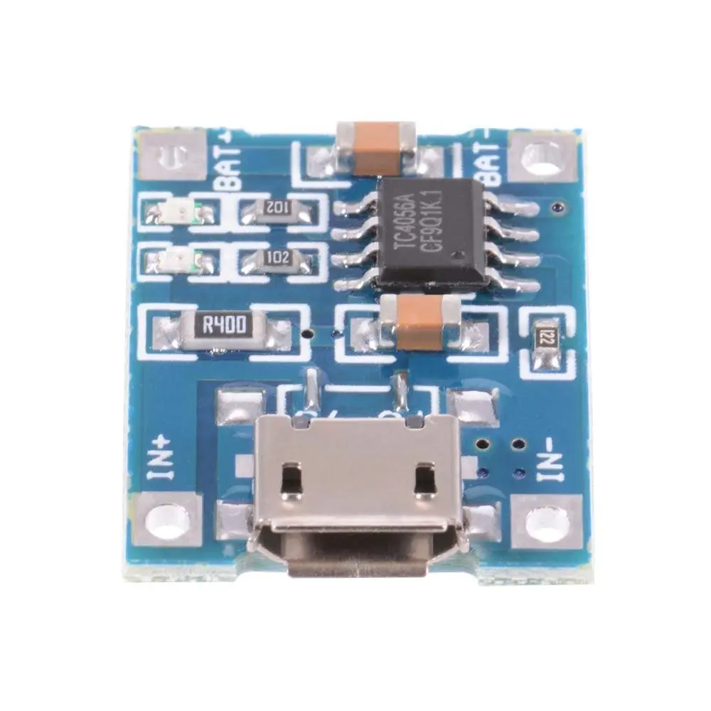 5PCS 5V TENSTAR ROBOT 1A Micro/Mini USB 18650 Lithium Battery Charging Board Charger Module+Protection Dual Functions TP4056
5PCS 5V TENSTAR ROBOT 1A Micro/Mini USB 18650 Lithium Battery Charging Board Charger Module+Protection Dual Functions TP4056
