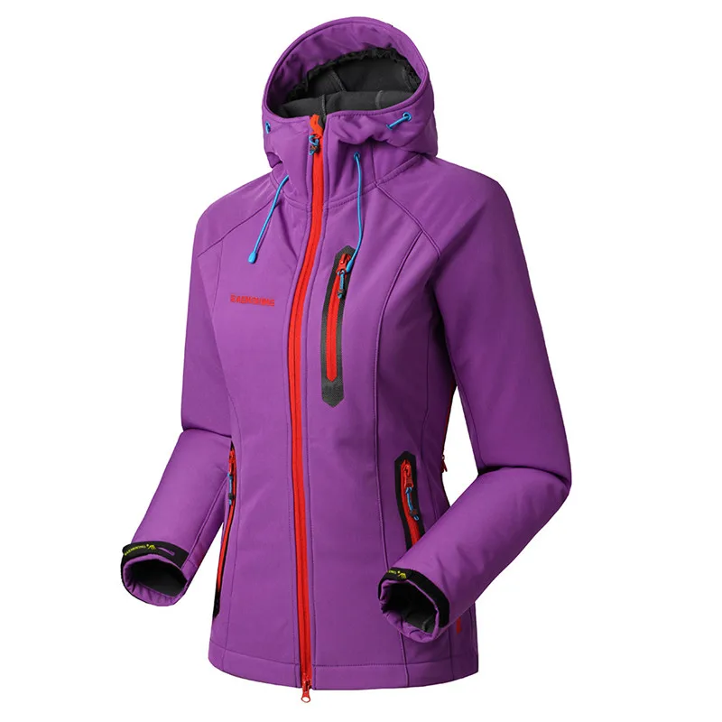 SAENSHING Softshell Jacket Women Brand Waterproof Rain Coat Outdoor Hiking Clothing Female Windproof Soft Shell Fleece Jackets 34