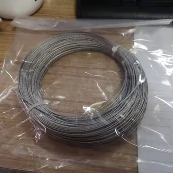 1mm diameter 50M 304 stainless steel wire rope cable softer fishing lifting cable 7X7 Structure(1mm)
1mm diameter 50M 304 stainless steel wire rope cable softer fishing lifting cable 7X7 Structure(1mm)