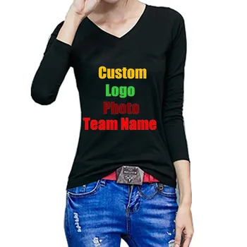 Korean Punk Rock Spring Autum Women 3XL V neck Solid T-shirt Long Sleeve Custom Photo Logo Text Printed Lady Tees T shirt Tops
Korean Punk Rock Spring Autum Women 3XL V neck Solid T-shirt Long Sleeve Custom Photo Logo Text Printed Lady Tees T shirt Tops