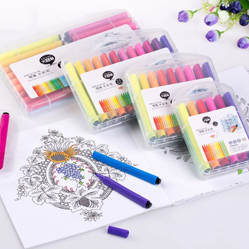 12/18/24 Colors Art Marker Pen Drawing Set Colors Children Watercolor Pen Safe Non Toxic Water Washing Art Marker Painting Pen
12/18/24 Colors Art Marker Pen Drawing Set Colors Children Watercolor Pen Safe Non Toxic Water Washing Art Marker Painting Pen