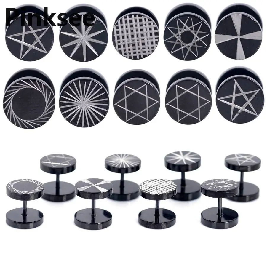 2Pcs Black Ear Plug Tunnels Cute Ear Expanders Screw Fit Ear Flesh Tunnel Gauges Piercing Mixed Styles Ear Stretcher Jewelry
2Pcs Black Ear Plug Tunnels Cute Ear Expanders Screw Fit Ear Flesh Tunnel Gauges Piercing Mixed Styles Ear Stretcher Jewelry