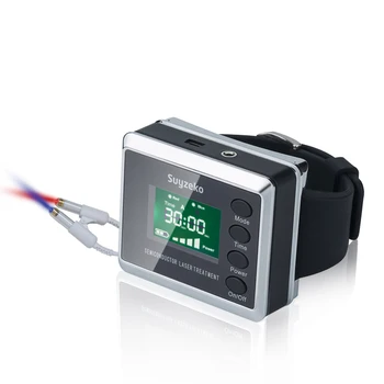 Suyzeko650nm and 450nm laser therapy Wrist Diode for diabetes hypertension treatment watch Laser sinusitis Therapeutic apparatus
Suyzeko650nm and 450nm laser therapy Wrist Diode for diabetes hypertension treatment watch Laser sinusitis Therapeutic apparatus