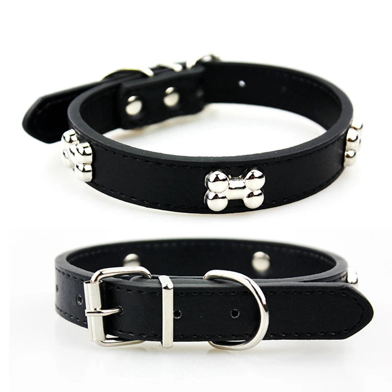 Dog Collar Dogness Leather Solid Breakaway Dog Collars For Small Dogs Puppy Leash Collars For Meium Large Dog Products (5)