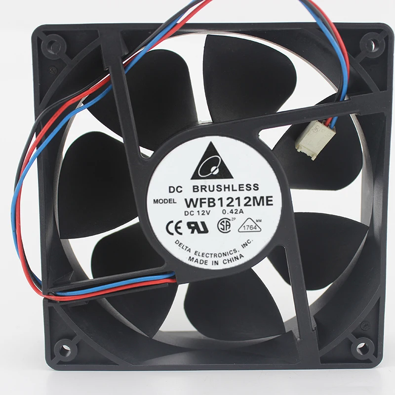 Brand new original 12 cm 12CM 1238 0.42A large air volume case, ball fan WFB1212ME
Brand new original 12 cm 12CM 1238 0.42A large air volume case, ball fan WFB1212ME