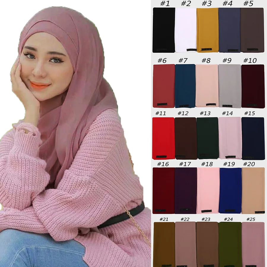 New women plain bubble chiffon scarf hijab wrap solid color shawls convenient with button headband muslim hijabs scarves/scarf
New women plain bubble chiffon scarf hijab wrap solid color shawls convenient with button headband muslim hijabs scarves/scarf