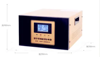 Free Shipping 220V Household Voltage Stabilizer 5000W Single-phase Full-automatic Alternating Current Stabilized Voltage Supply
Free Shipping 220V Household Voltage Stabilizer 5000W Single-phase Full-automatic Alternating Current Stabilized Voltage Supply