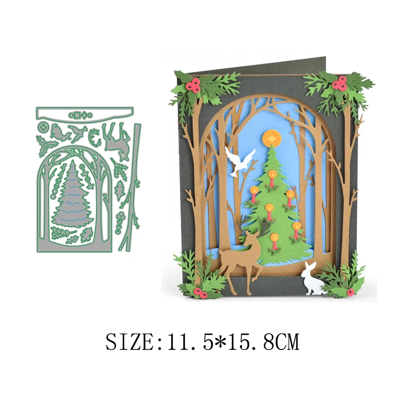 Christmas Shadow Box Metal Cutting Dies Craft Album Dies Scrapbooking New 2019 Dies Embossing Stencils Paper Card Making craft 
Christmas Shadow Box Metal Cutting Dies Craft Album Dies Scrapbooking New 2019 Dies Embossing Stencils Paper Card Making craft