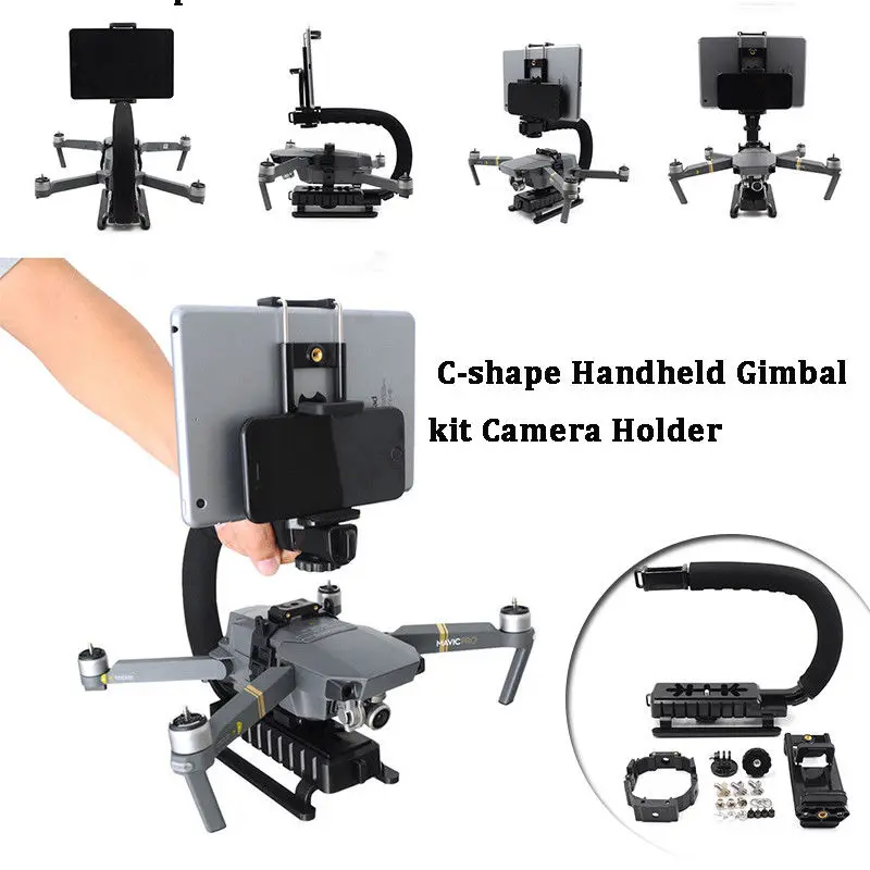 U-shape Handheld Gimbal kit Multi-Plate Handle Video Grip Stabilizer Rig for DJI Mavic Pro/ Mavic Pro Platinum Phone Tablet Cli
U-shape Handheld Gimbal kit Multi-Plate Handle Video Grip Stabilizer Rig for DJI Mavic Pro/ Mavic Pro Platinum Phone Tablet Cli