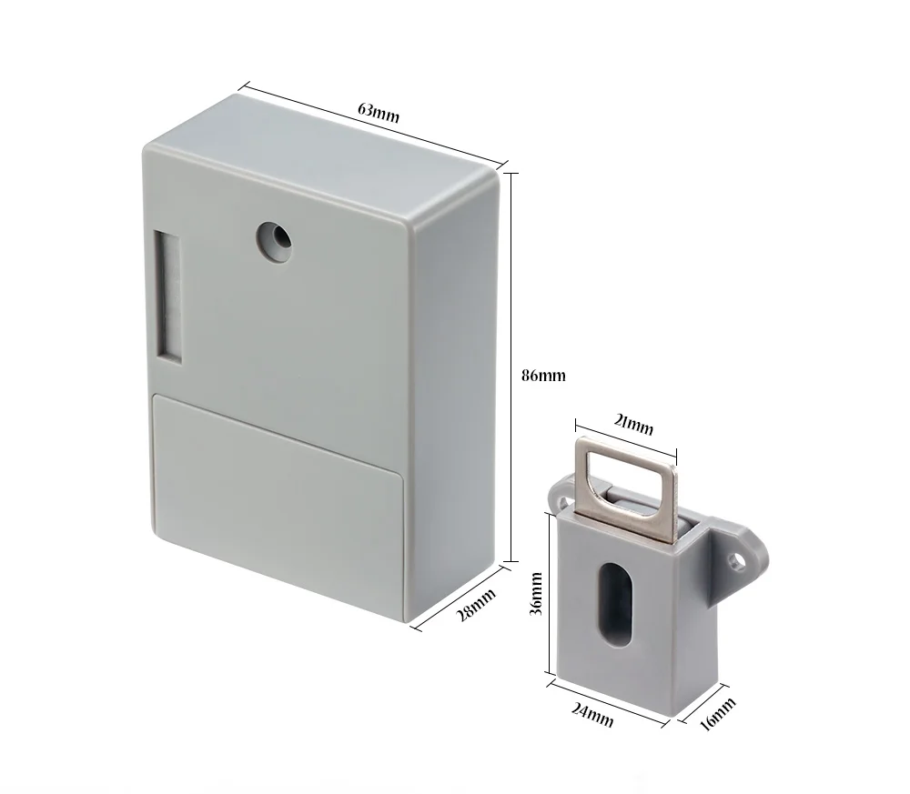 Battery Invisible RFID Electronic Cabinet Locker Door Lock Wardrobe Lock Private 125KHZ EM RFID Drawer Lock