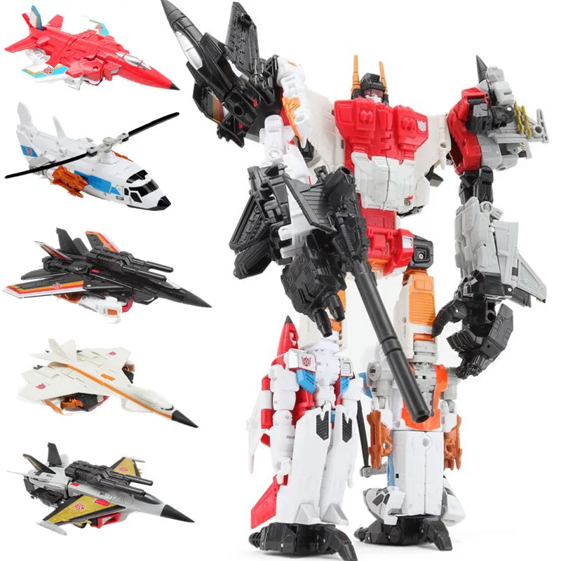 HaiZhiXing Movie 5 IN 1 Transformation Toys boy Oversize Devastator Robot Anime Action Figure Aircraft Motorcycle Model boy kids
HaiZhiXing Movie 5 IN 1 Transformation Toys boy Oversize Devastator Robot Anime Action Figure Aircraft Motorcycle Model boy kids