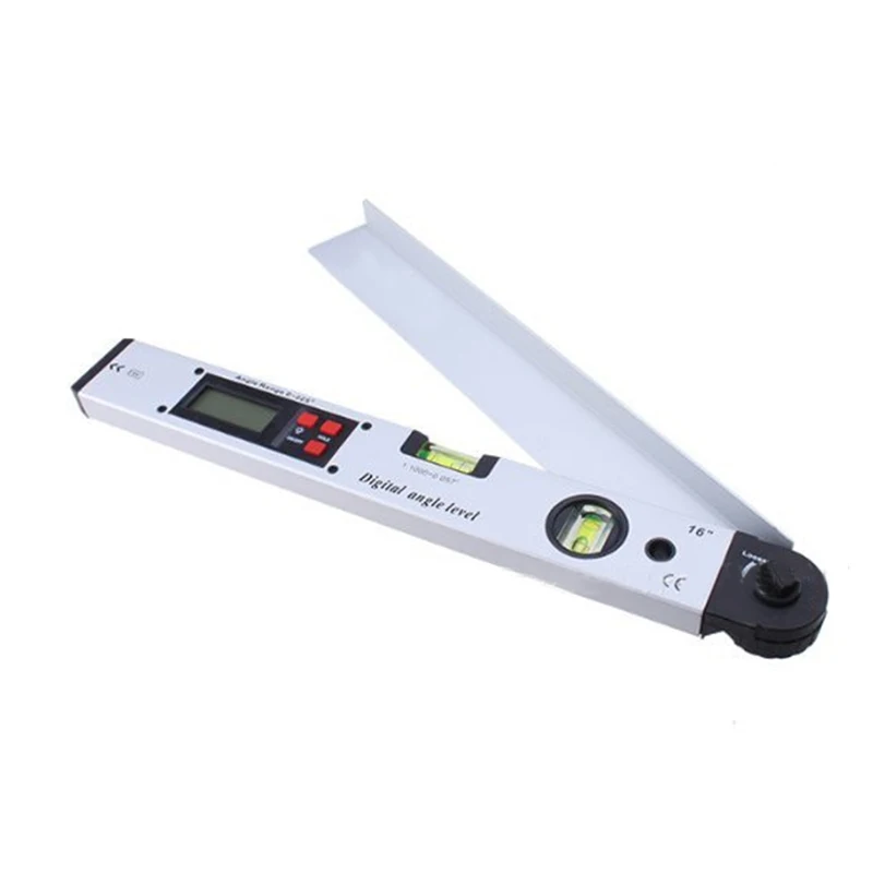 400mm Digital Protractor 0-225 Degree Electronic Angle Dual Spirit Level Measure Gauge Ruler For Measuring Tool 1PCS
400mm Digital Protractor 0-225 Degree Electronic Angle Dual Spirit Level Measure Gauge Ruler For Measuring Tool 1PCS