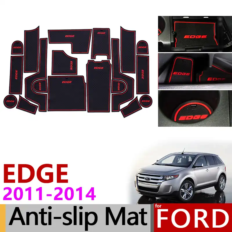 Anti Slip Gate Slot Mat Rubber Coaster For Ford Edge 2011