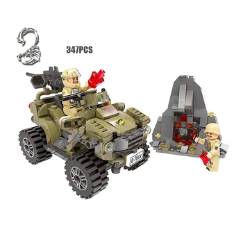 Modern military across battlefield Scorpio Legion batisbricks ATV building block ww2 army figure Sand vehicle brick toy
Modern military across battlefield Scorpio Legion batisbricks ATV building block ww2 army figure Sand vehicle brick toy