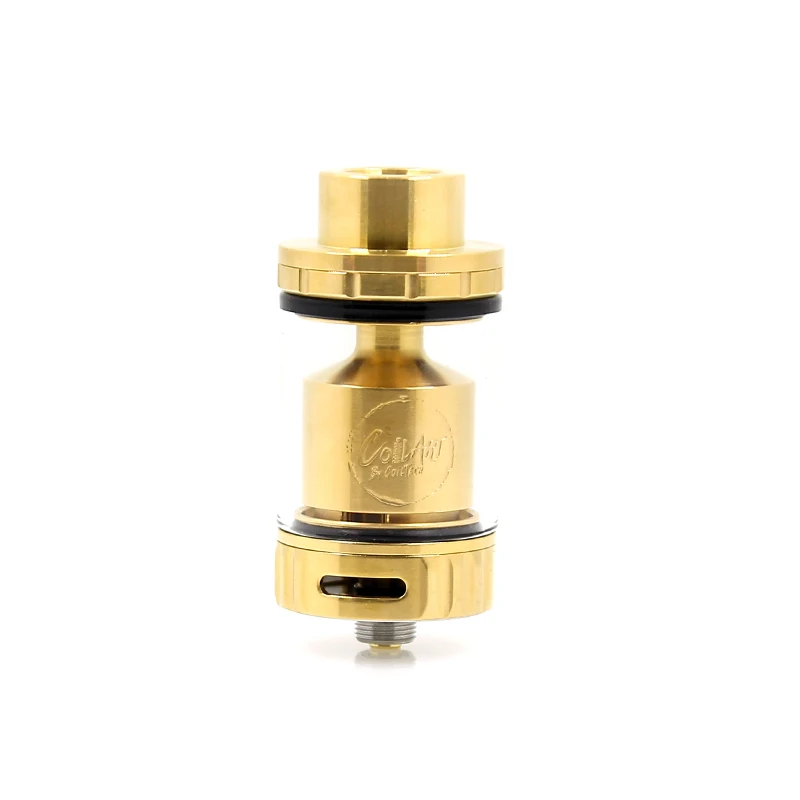 Golden/Gold color Original CoilART AZEROTH RTA Patented Triple Coil Deck 24mm Diameter 4.5ml Coil art AZEROTH RTA Tank
Golden/Gold color Original CoilART AZEROTH RTA Patented Triple Coil Deck 24mm Diameter 4.5ml Coil art AZEROTH RTA Tank
