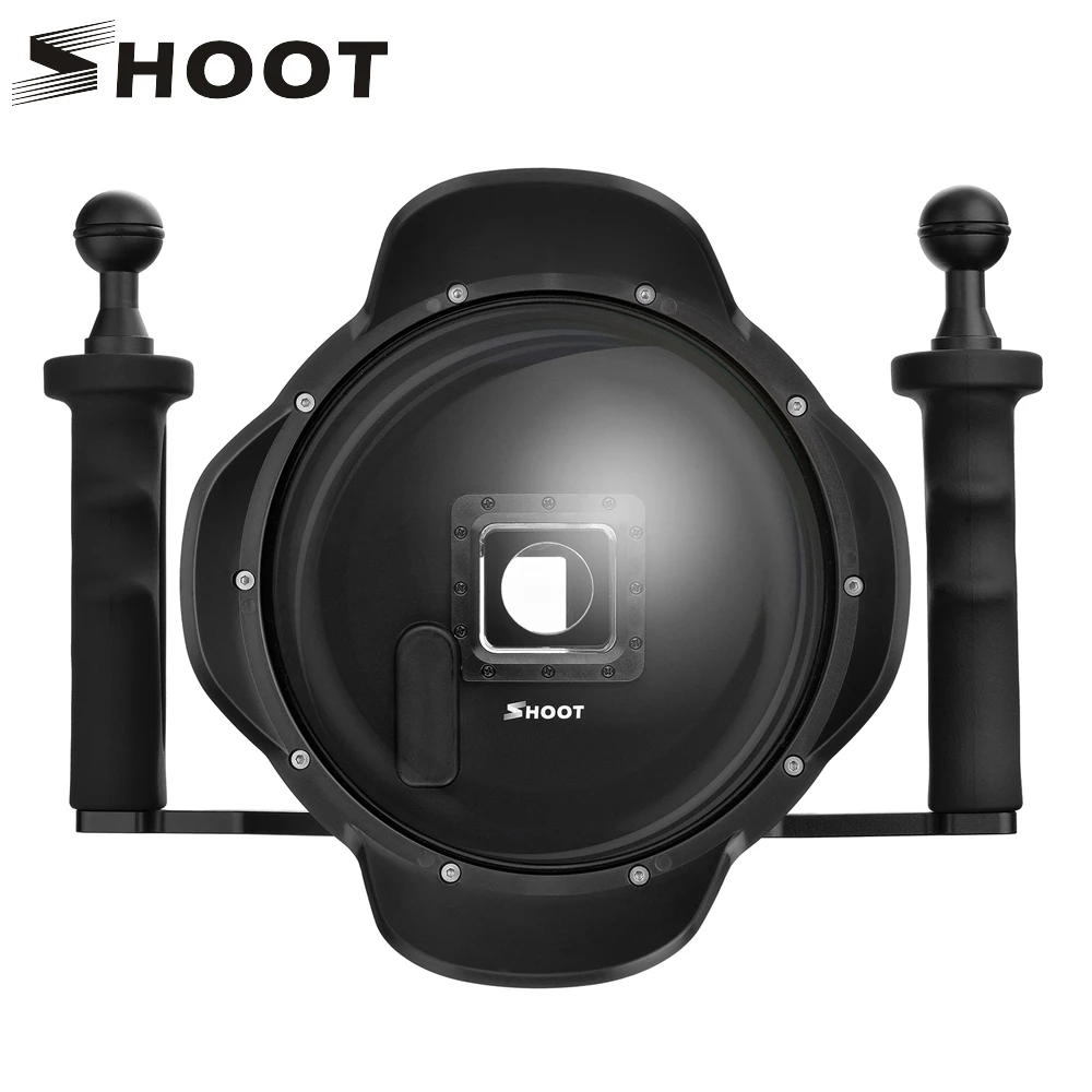SHOOT 6 inch Dome Port with Handheld Go Pro Stabilizer and Waterproof Case For GoPro Hero 4 3+ Camera for Go Pro Action Camera
SHOOT 6 inch Dome Port with Handheld Go Pro Stabilizer and Waterproof Case For GoPro Hero 4 3+ Camera for Go Pro Action Camera