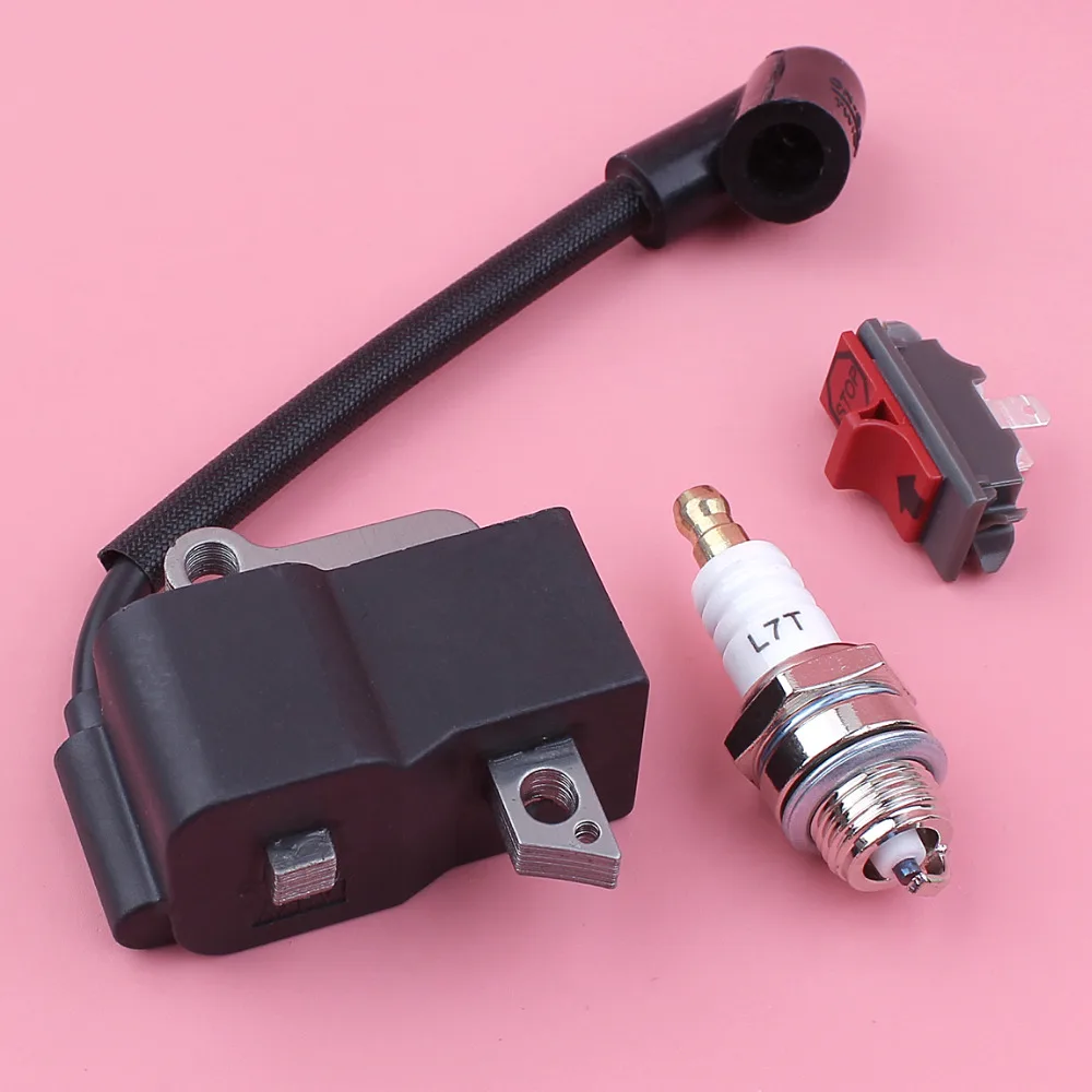 Ignition Coil Stop On Off Switch Spark Plug Kit For Husqvarna 235R 232R 225R 232L 240RJ 227R 235FR Trimmer Spare Tool Part
Ignition Coil Stop On Off Switch Spark Plug Kit For Husqvarna 235R 232R 225R 232L 240RJ 227R 235FR Trimmer Spare Tool Part