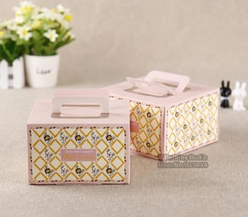 Large pink paper cake box with handle portable paper Boxes with clear window Kraft Paper cake food Fruit Packing Box100pcs/lot
Large pink paper cake box with handle portable paper Boxes with clear window Kraft Paper cake food Fruit Packing Box100pcs/lot