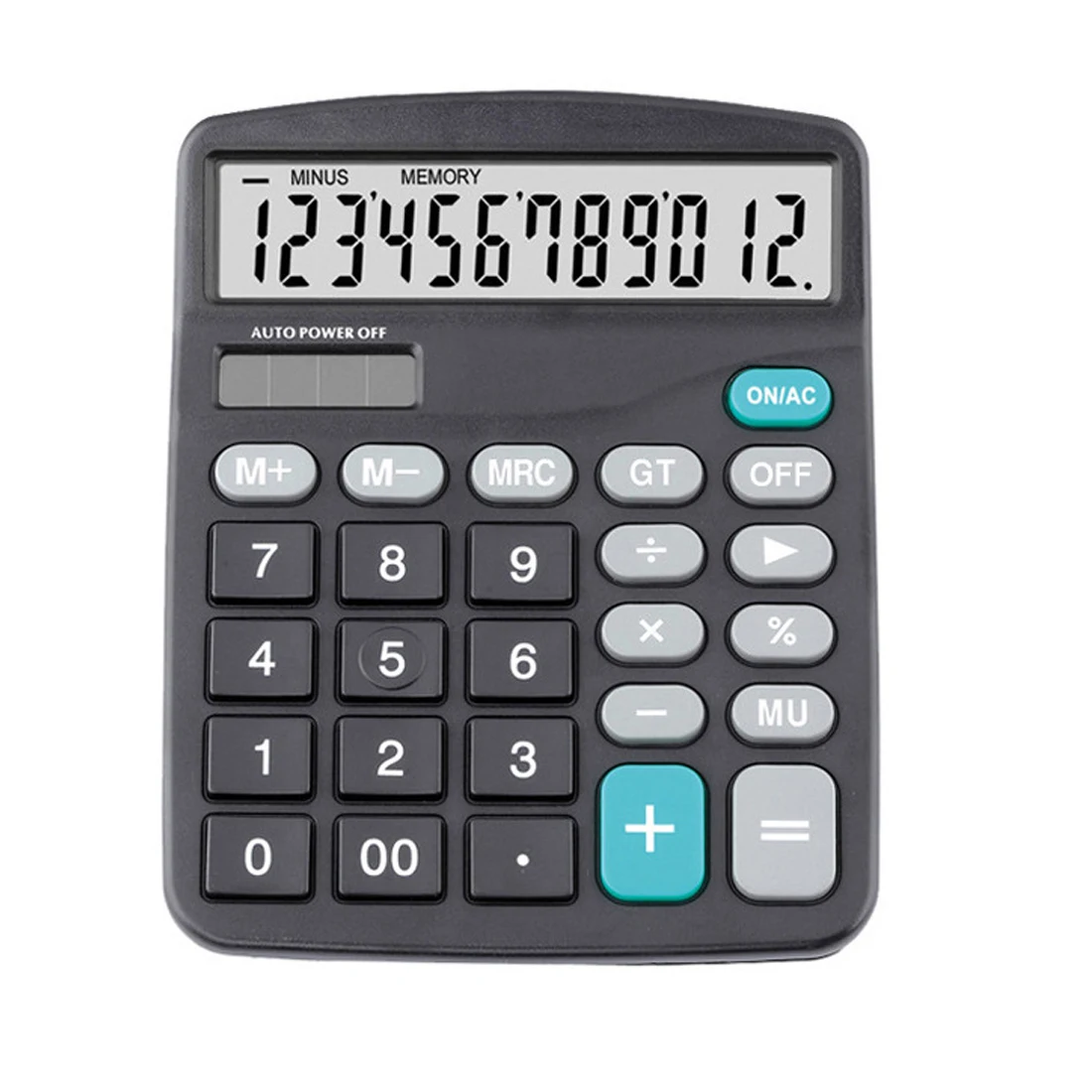 2in1 Powered 12 Digit Electronic Calculator and Button Solar Calculator Business Work Calculate Commercial Tool Battery
2in1 Powered 12 Digit Electronic Calculator and Button Solar Calculator Business Work Calculate Commercial Tool Battery