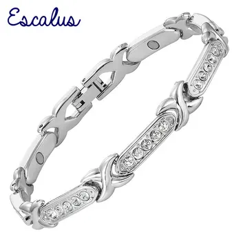 Escalus Smart Ladies Silver Magnetic Clear Crystals Bracelet Jewelry Beautiful Gift Women Bangle Fast Wristband Charm
Escalus Smart Ladies Silver Magnetic Clear Crystals Bracelet Jewelry Beautiful Gift Women Bangle Fast Wristband Charm