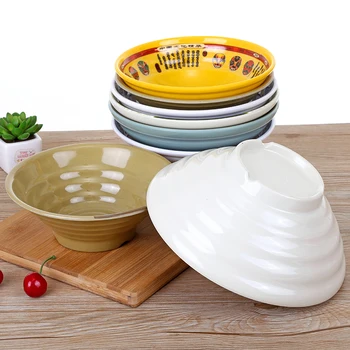 Thickening ramen bowl Korean Japanese restaurant use big plastic melamine better than procelain soup noodles bowl malatang
Thickening ramen bowl Korean Japanese restaurant use big plastic melamine better than procelain soup noodles bowl malatang