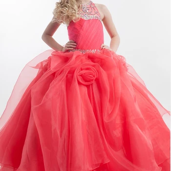 Handmade Flowers Watermelon Pageant Dresses Halter vestido de la muchacha desfile Kids Clothes Flowers girl Gown Rhinestones
Handmade Flowers Watermelon Pageant Dresses Halter vestido de la muchacha desfile Kids Clothes Flowers girl Gown Rhinestones