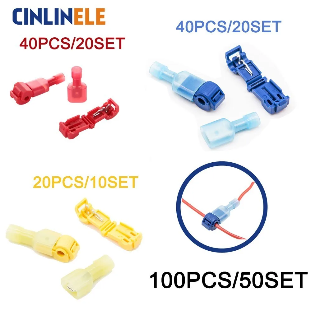 Free shipping 100PCS/50Set Scotch Lock Quick Splice Wire Connectors Cable Terminals Crimp Electrical Car AC/DC 300V 10A Wire Set
Free shipping 100PCS/50Set Scotch Lock Quick Splice Wire Connectors Cable Terminals Crimp Electrical Car AC/DC 300V 10A Wire Set