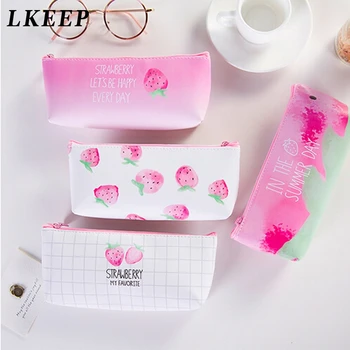 Women Travel Toiletry Cosmetic Bag Pencil Make Up Makeup Case Storage Pouch Purse Organizer Strawberry Printing Students Bags 
Women Travel Toiletry Cosmetic Bag Pencil Make Up Makeup Case Storage Pouch Purse Organizer Strawberry Printing Students Bags