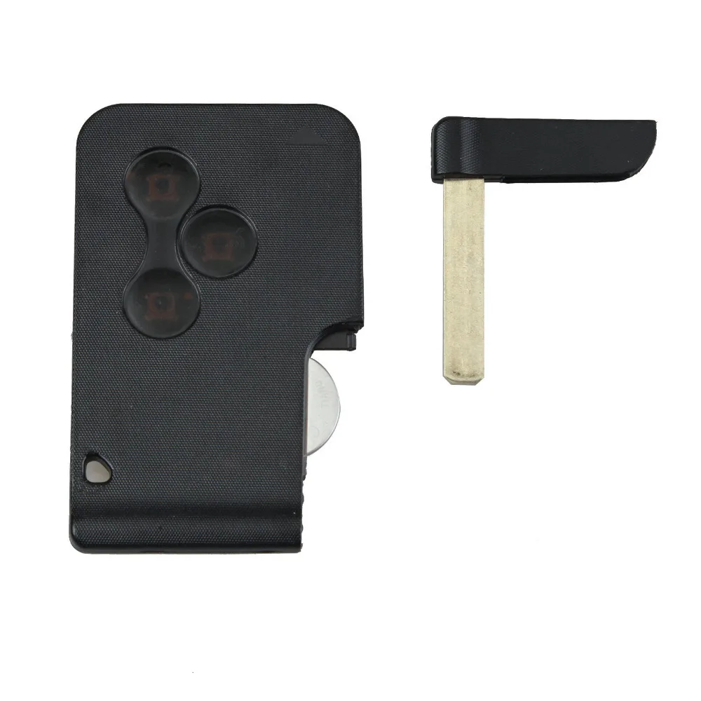 3 Buttons Smart Card Remote Key Shell Case Uncut Key Blade 433MHz Remote Chip for Renault Megane Scenic 2003-2008
3 Buttons Smart Card Remote Key Shell Case Uncut Key Blade 433MHz Remote Chip for Renault Megane Scenic 2003-2008