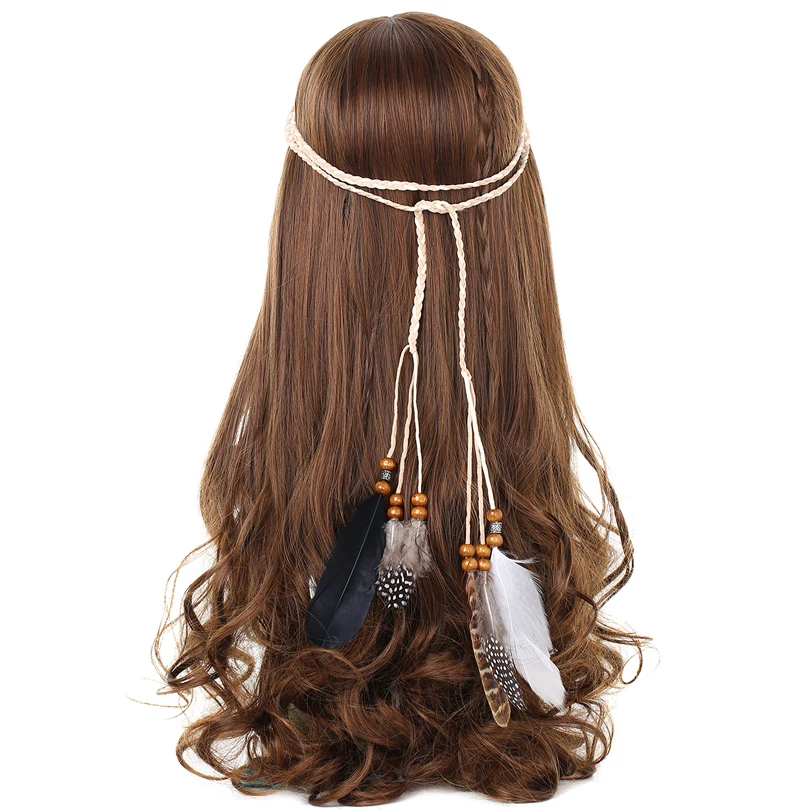 Haimeikang Boho Indian Feather Headband Headdress Hair Rope Headwear Tribal Hippie Party New Hair Accessories
Haimeikang Boho Indian Feather Headband Headdress Hair Rope Headwear Tribal Hippie Party New Hair Accessories