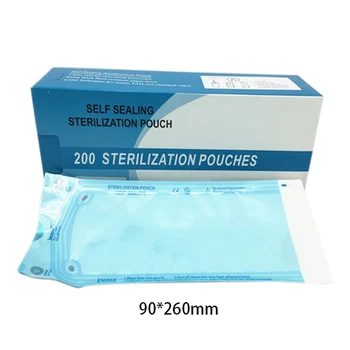 200pcs/pack Self Sealing Sterilization Pouches Bags Large Size Medical Grade Bag Disposable Dental Tattoo Tool Storage Bags
200pcs/pack Self Sealing Sterilization Pouches Bags Large Size Medical Grade Bag Disposable Dental Tattoo Tool Storage Bags