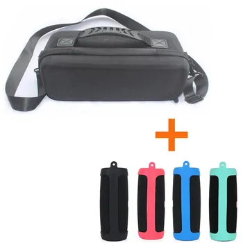 Newest 2 in 1 EVA Hard Travel Zipper Bag+ Soft Silicone Case Cover for JBL Charge 4 Bluetooth Speaker For JBL Charge4 Column
Newest 2 in 1 EVA Hard Travel Zipper Bag+ Soft Silicone Case Cover for JBL Charge 4 Bluetooth Speaker For JBL Charge4 Column