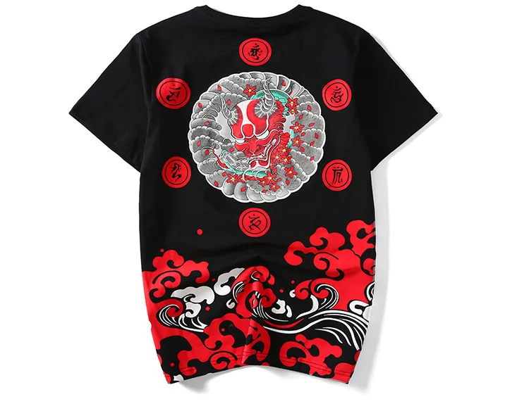 2019 Japanese tide card devil wave Ukiyo-e original wind pure cotton loose large code summer new men's short-sleeve T-shirt
2019 Japanese tide card devil wave Ukiyo-e original wind pure cotton loose large code summer new men's short-sleeve T-shirt