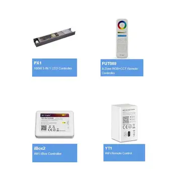 PX1 AC180~240V 5 IN 1 RGB CCT LED Controller Bulit in 24V 100W Driver power work with remote wifi controller Amazon Alexa Voice
PX1 AC180~240V 5 IN 1 RGB CCT LED Controller Bulit in 24V 100W Driver power work with remote wifi controller Amazon Alexa Voice