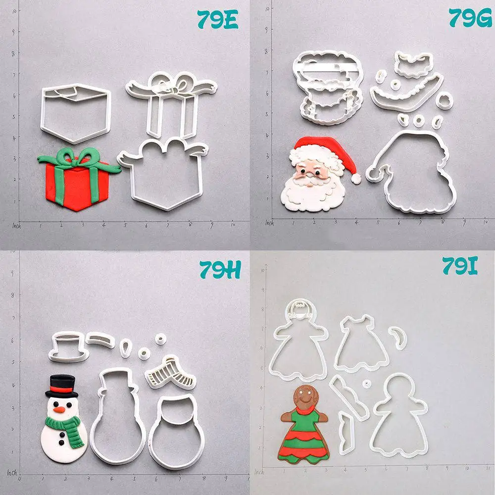 Christmas Santa Snowman Design Cookie Cutter Cake Decorating Tools Custom Made 3D Printed Cake Molds cortadores de fondant
Christmas Santa Snowman Design Cookie Cutter Cake Decorating Tools Custom Made 3D Printed Cake Molds cortadores de fondant