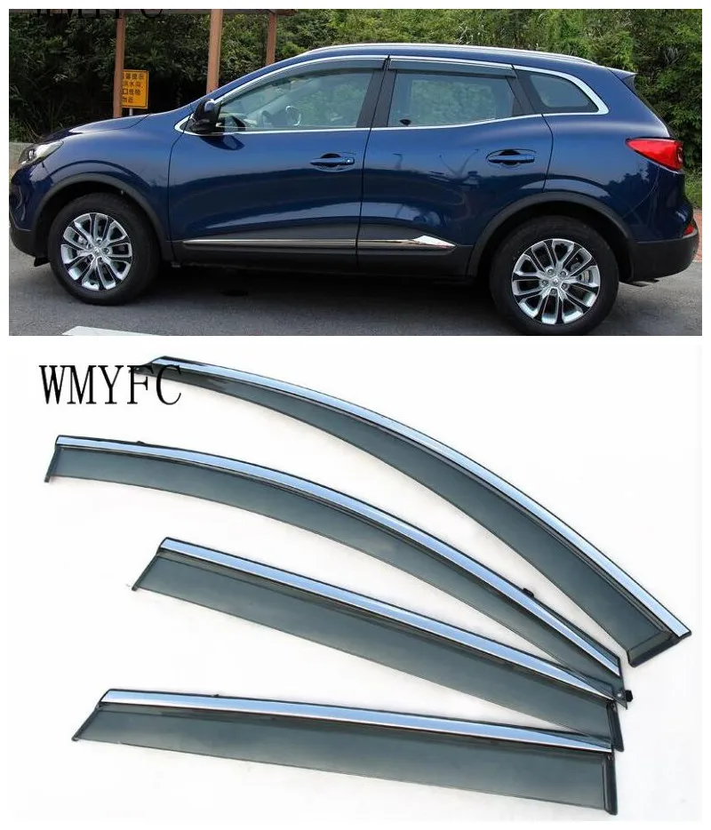 car body styling cover Stick lamp plastic Window glass Wind Visor Rain/Sun Guard Vent 4pcs for Renault Kadjar 2016 2017 2018
car body styling cover Stick lamp plastic Window glass Wind Visor Rain/Sun Guard Vent 4pcs for Renault Kadjar 2016 2017 2018