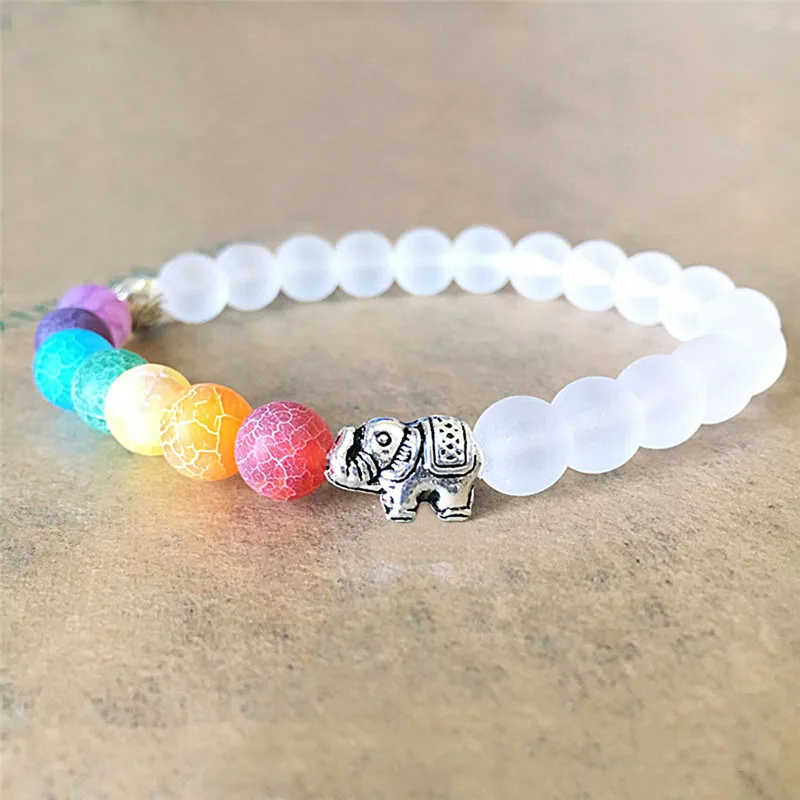 Elephant 7 Chakra Charm Beaded Bracelet Mala Bead Yoga Energy Bracelet Jewelry For Men Women Reiki Prayer Stones
Elephant 7 Chakra Charm Beaded Bracelet Mala Bead Yoga Energy Bracelet Jewelry For Men Women Reiki Prayer Stones