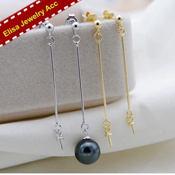 S925 Sterling Silver Drop Pearl Earrings Settings Classic Pearl Earrings Jewelry Findings 3Pairs/Lot Classic&Simple Design Acc
S925 Sterling Silver Drop Pearl Earrings Settings Classic Pearl Earrings Jewelry Findings 3Pairs/Lot Classic&Simple Design Acc