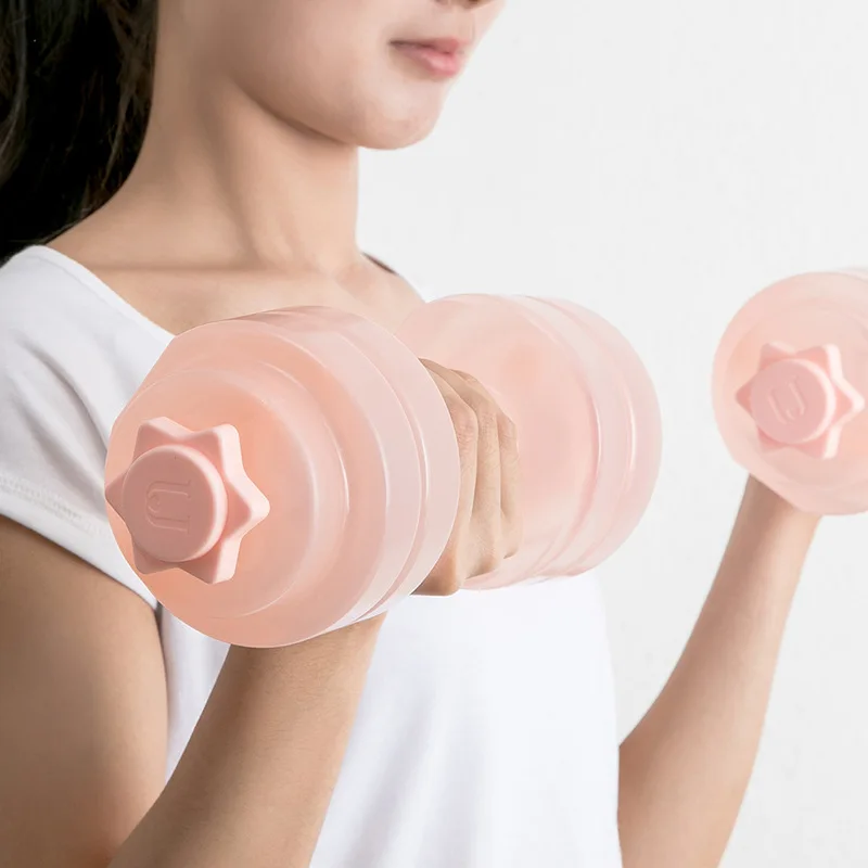 Mini Portable Dumbbell Female Plastic Water Filling Fitness Body-building Yoga Fitness Apparatus dumbbells
Mini Portable Dumbbell Female Plastic Water Filling Fitness Body-building Yoga Fitness Apparatus dumbbells