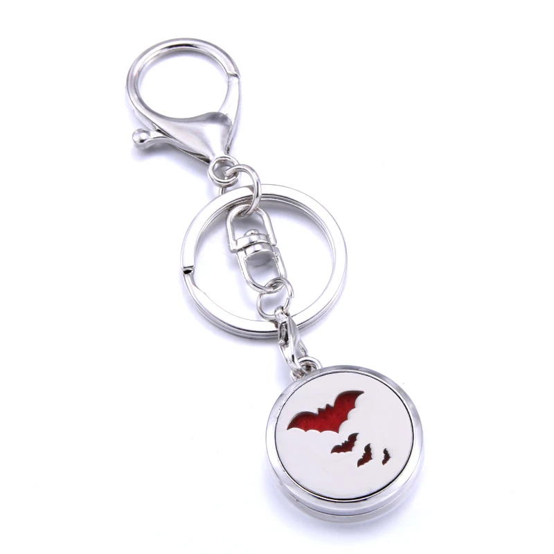 bat pattern stainless steel aromatherapy key chain perfume diffuser keychain aroma diffuser charm jewelry Hanging ornament
bat pattern stainless steel aromatherapy key chain perfume diffuser keychain aroma diffuser charm jewelry Hanging ornament