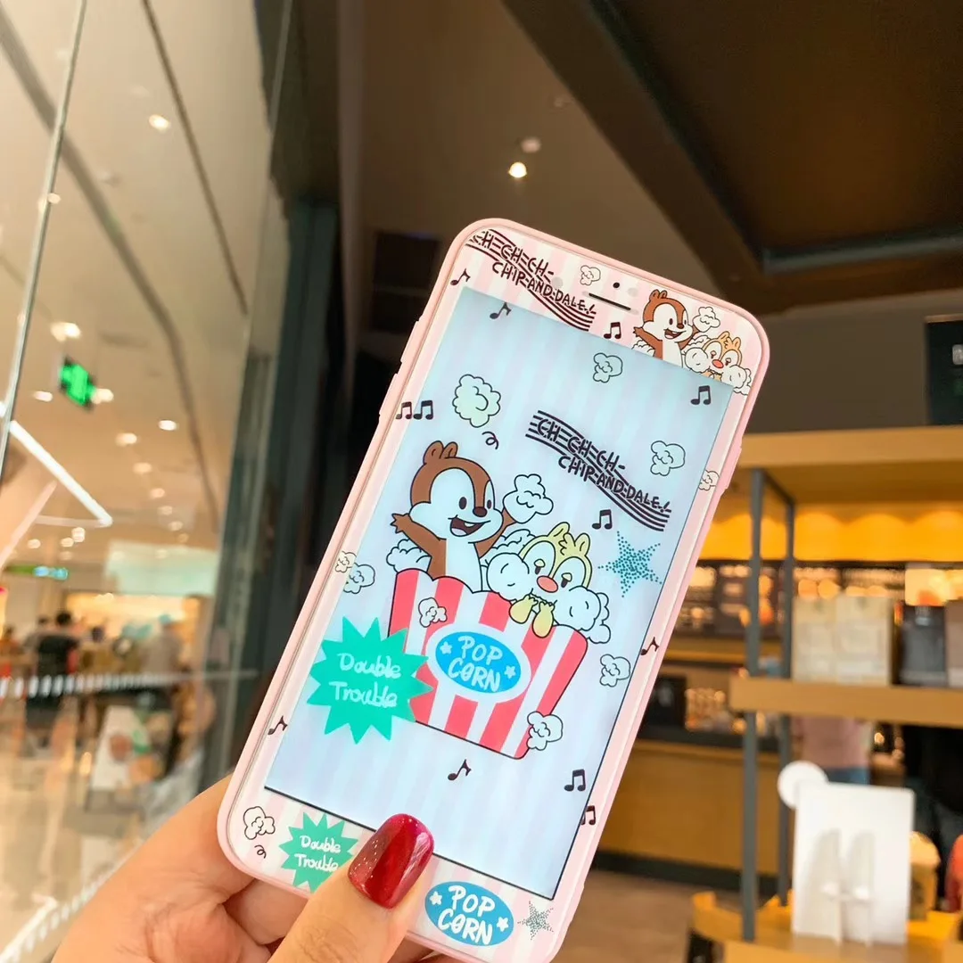 Full Cover Tempered Glass For iPhone 6 6s 7 8 plus Screen Protector One Piece Unicorn Chip n' Dale Cartoon Animal Stitch Pattern
Full Cover Tempered Glass For iPhone 6 6s 7 8 plus Screen Protector One Piece Unicorn Chip n' Dale Cartoon Animal Stitch Pattern