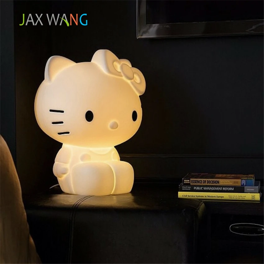 Cute Hello Kit Night Light LED Colorful Control Desk Lights for Living Room Bedside Children's Room Night Lighting Party Decor
Cute Hello Kit Night Light LED Colorful Control Desk Lights for Living Room Bedside Children's Room Night Lighting Party Decor